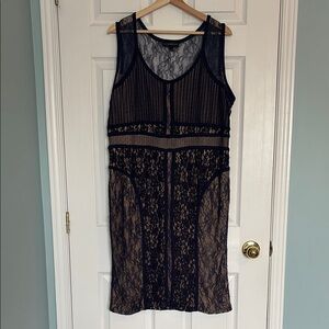 Lane Bryant sleeveless lace dress
